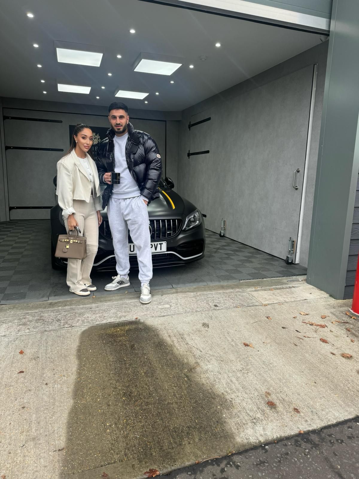 Customer with Mercedes AMG